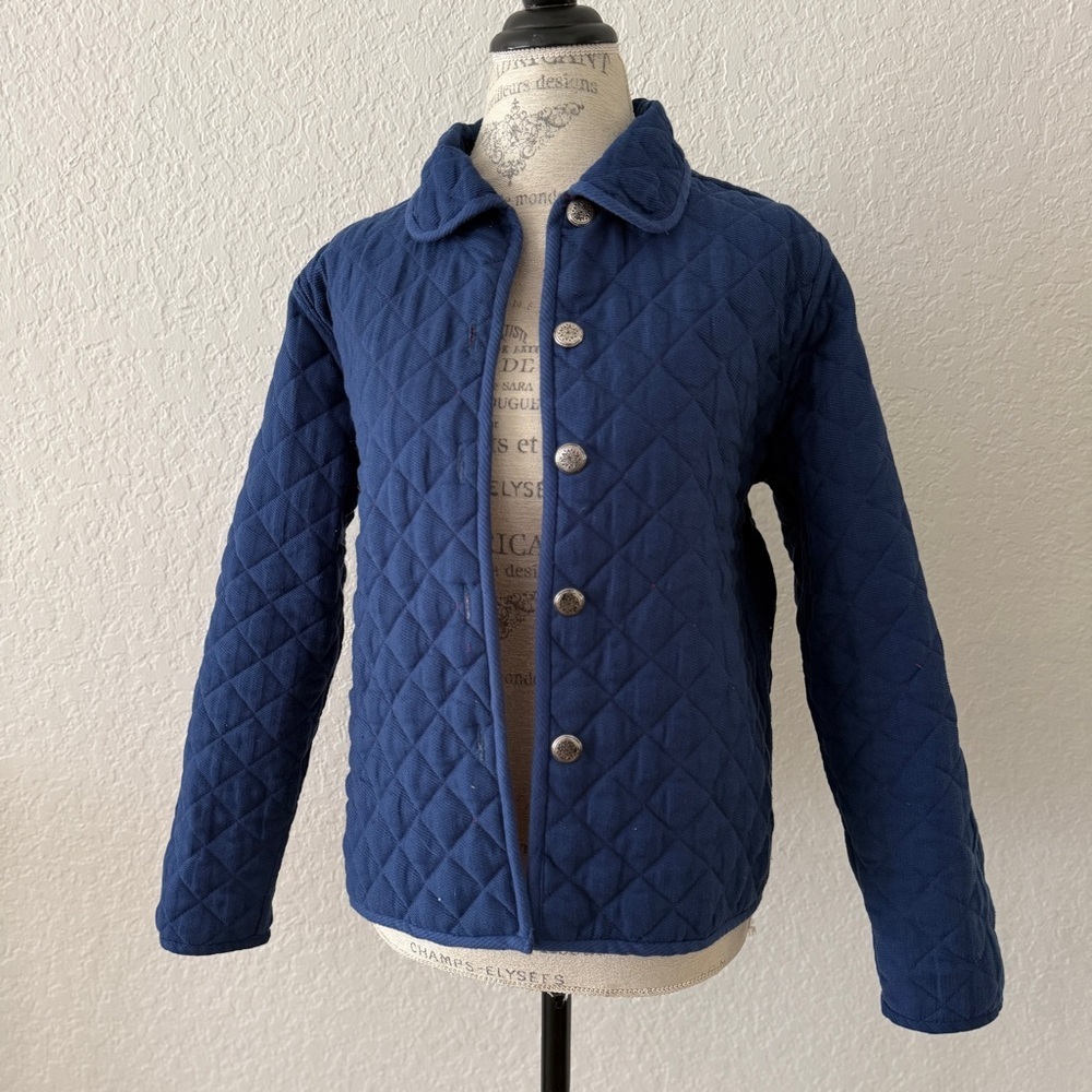 Vintage Women's Quilted Red reversible Jacket with Floral Design size medium - Picture 7 of 13